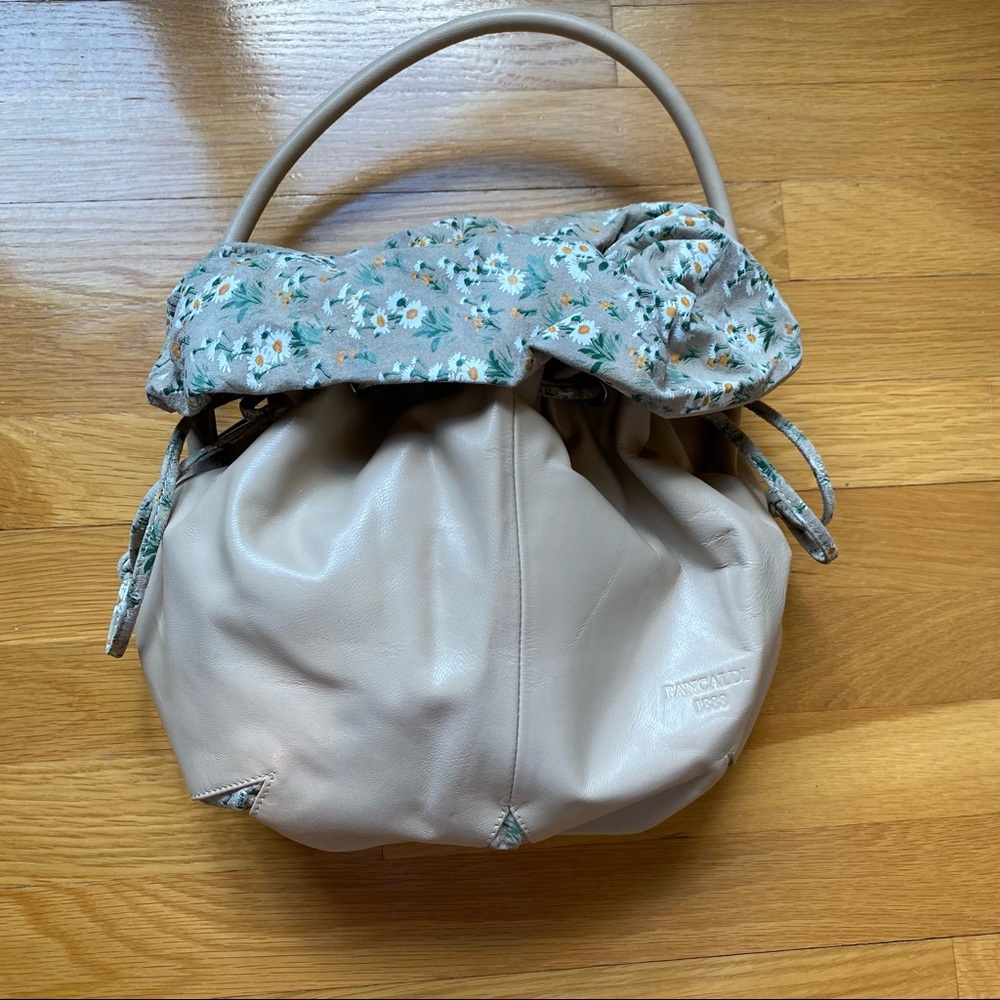 Pancaldi beige leather bag